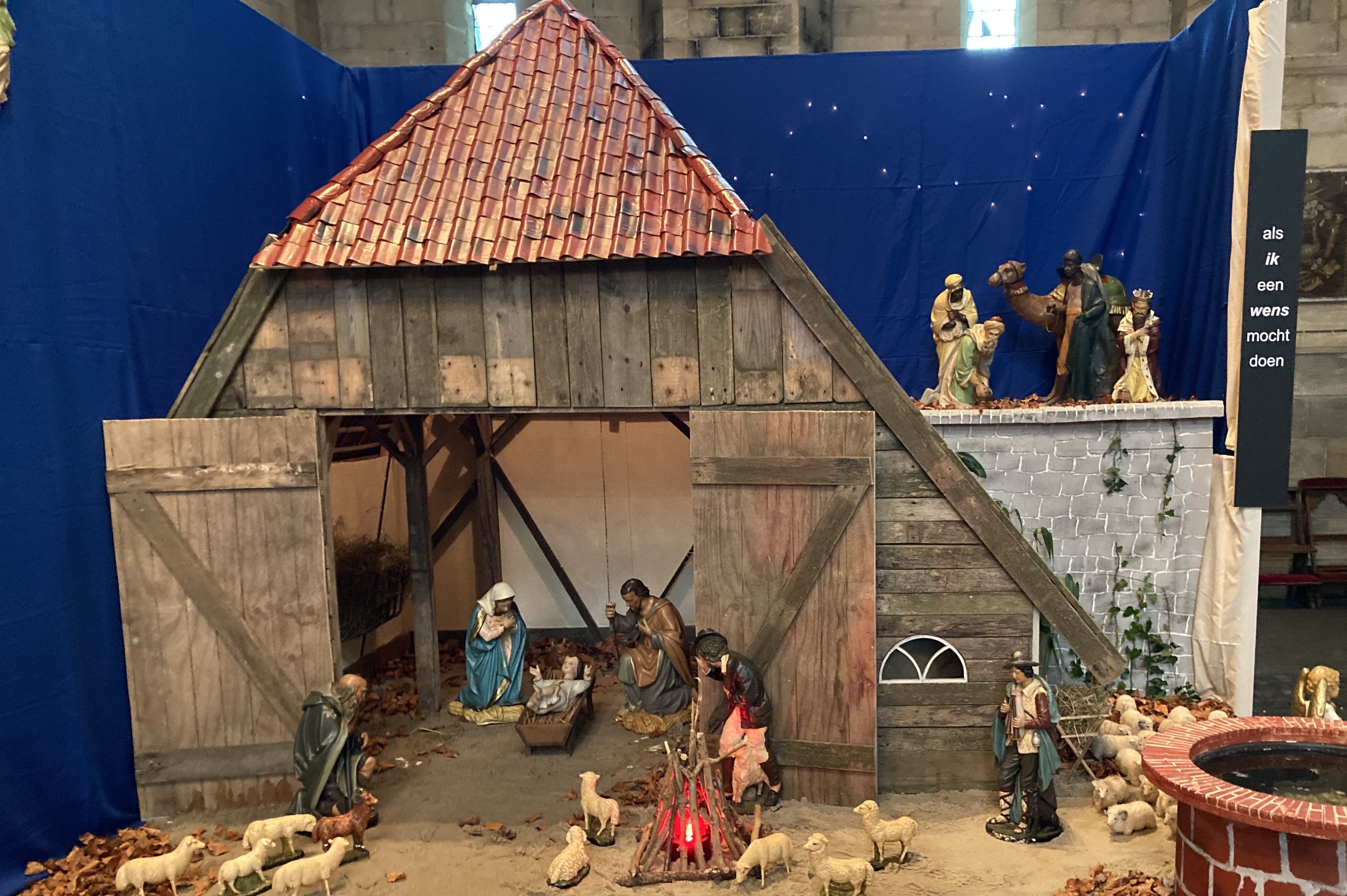 Kerststallendorp Schimmert (expositie in de kerk)